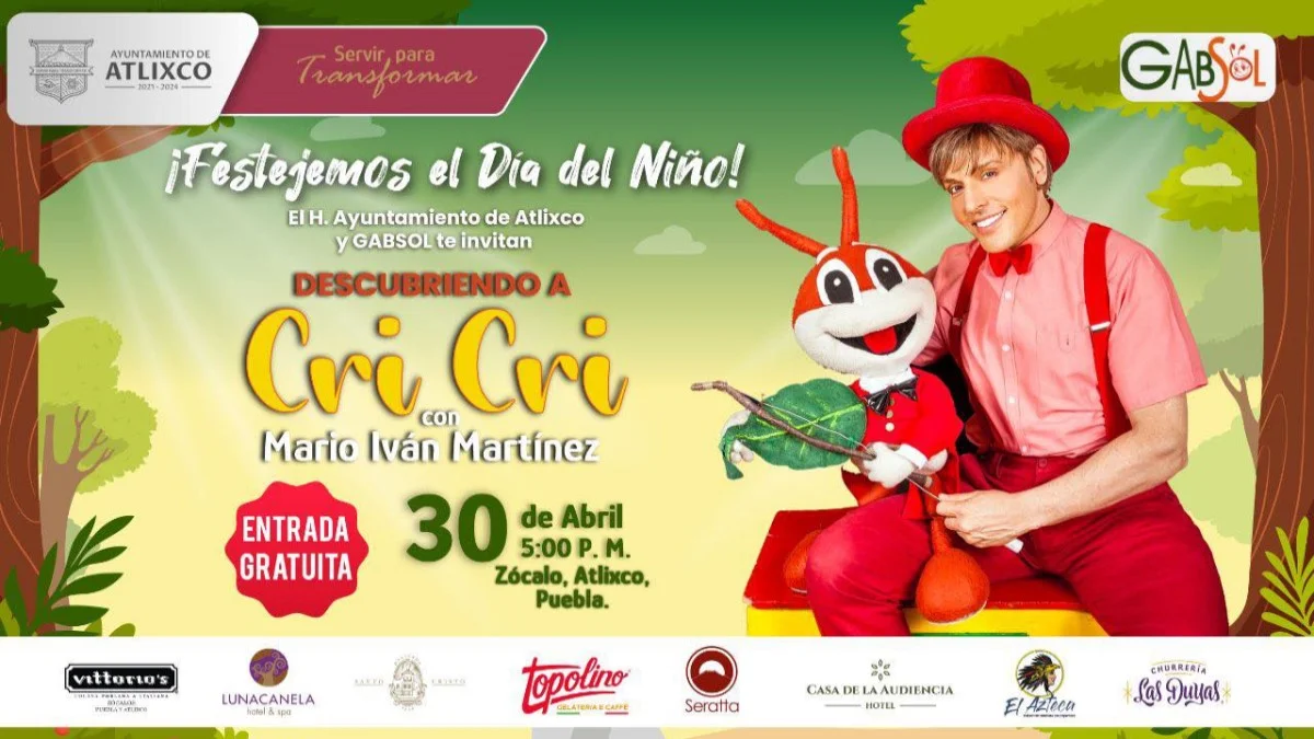 Festeja a las niñas y los niños este fin de semana en Atlixco.