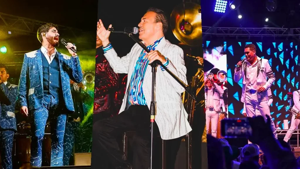 El Recodo, Julio Preciado y Recoditos juntos en concierto en Puebla