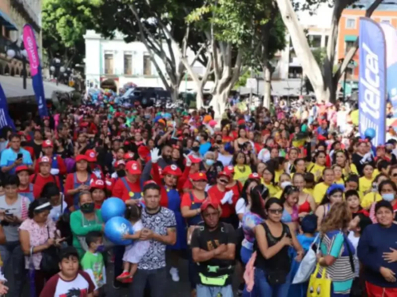 Más de 2 mil 500 personas disfrutaron de aventurarte, el festejo del día del niño y la niña organizado por el SMDIF Puebla