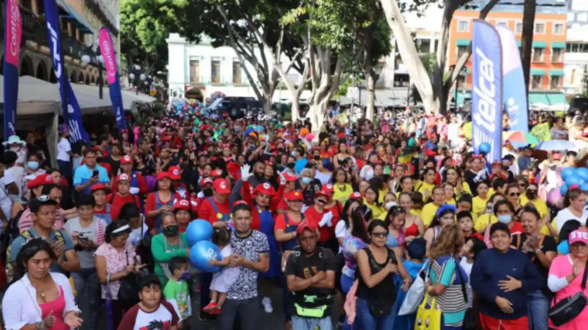 Más de 2 mil 500 personas disfrutaron de aventurarte, el festejo del día del niño y la niña organizado por el SMDIF Puebla