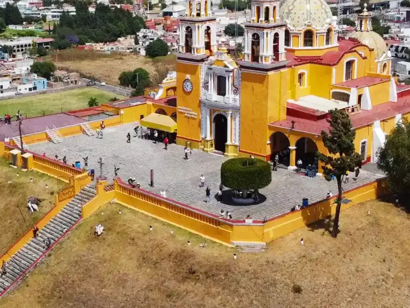 INAH intervendrá escalinata principal del Santuario de los Remedios por daños.