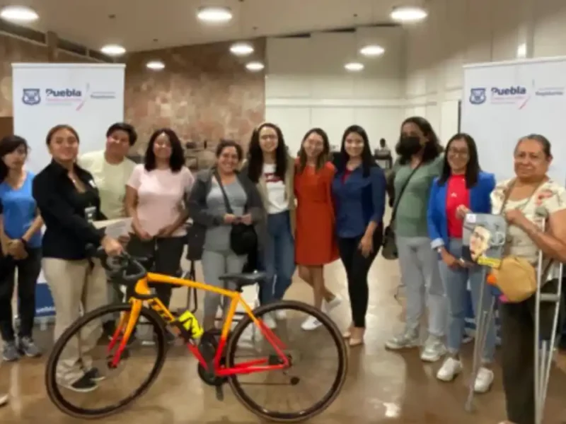 En Puebla capital se realizan acciones en favor de la movilidad ciclista con perspectiva de género