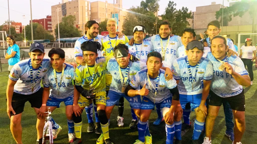 Topos Puebla es el equipo de fútbol para ciegos con más campeonatos en México