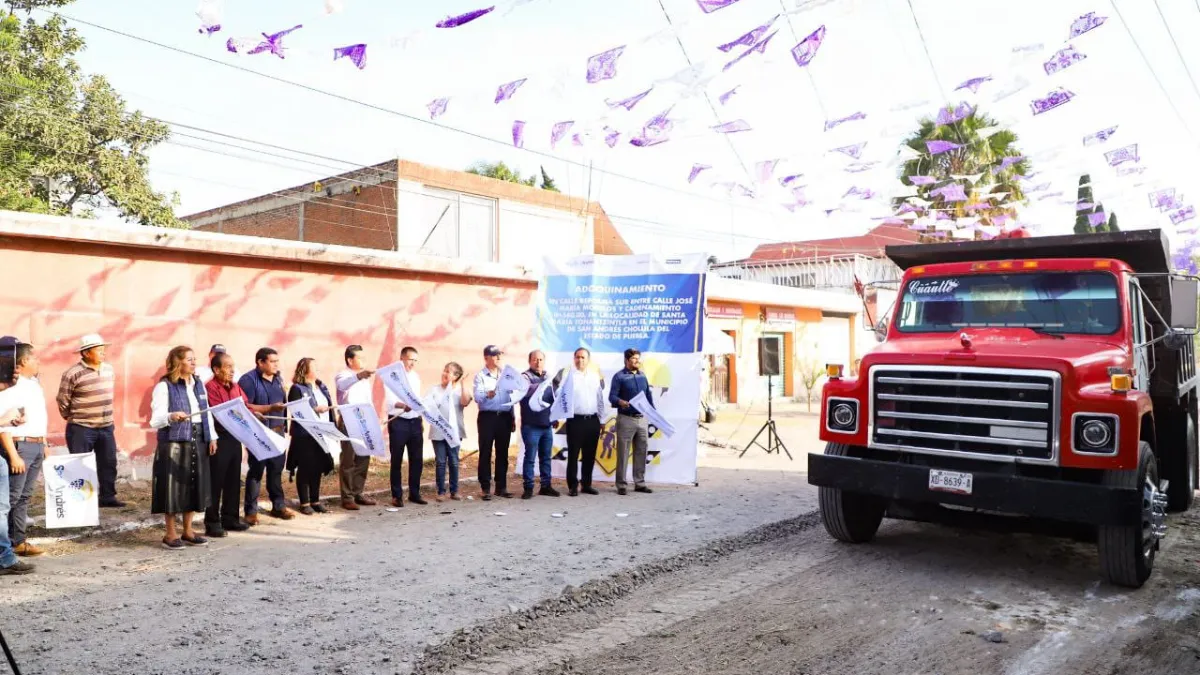 Arranca Mundo Tlatehui obras en las Juntas Auxiliares, Delegación Atlixcáyotl y la Cabecera Municipal
