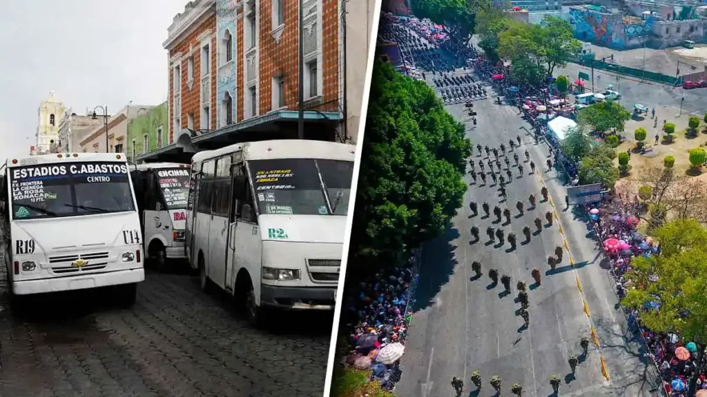 Estas son las rutas que modificarán su recorrido por el Desfile del 5 de Mayo