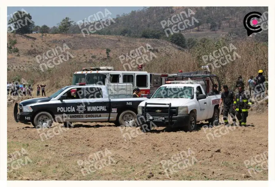 Avioneta se desplomó en San Pedro Cholula; hay dos lesionados