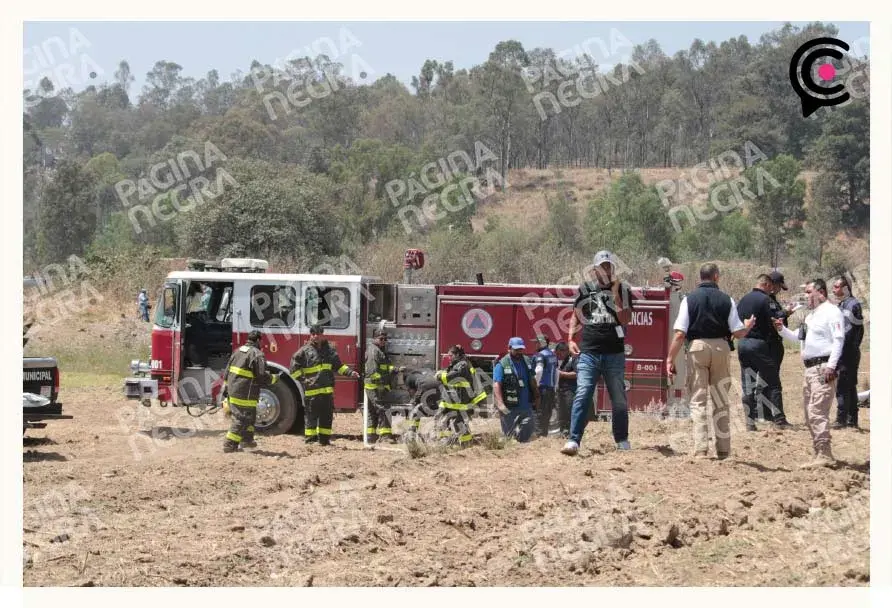 Avioneta se desplomó en San Pedro Cholula; hay dos lesionados