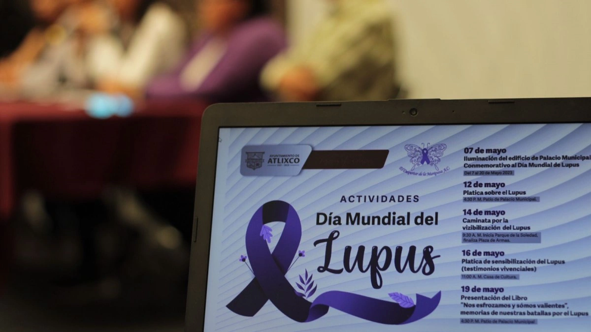 Atlixco realizará actividades para sensibilizar a la población sobre la enfermedad de lupus.