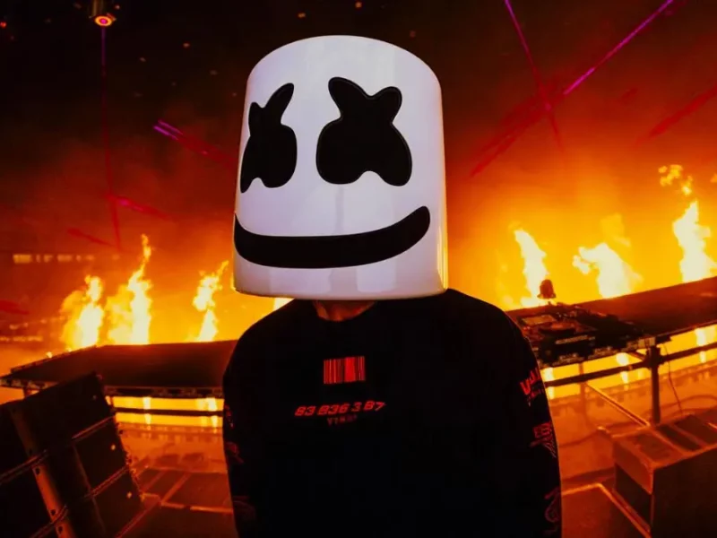 Captan a Marshmello caminando en las calles del centro de Puebla