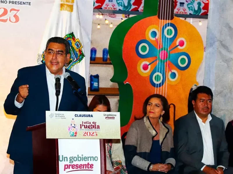 Con un lleno total, Sergio Salomón Céspedes clausura la Feria de Puebla 2023 