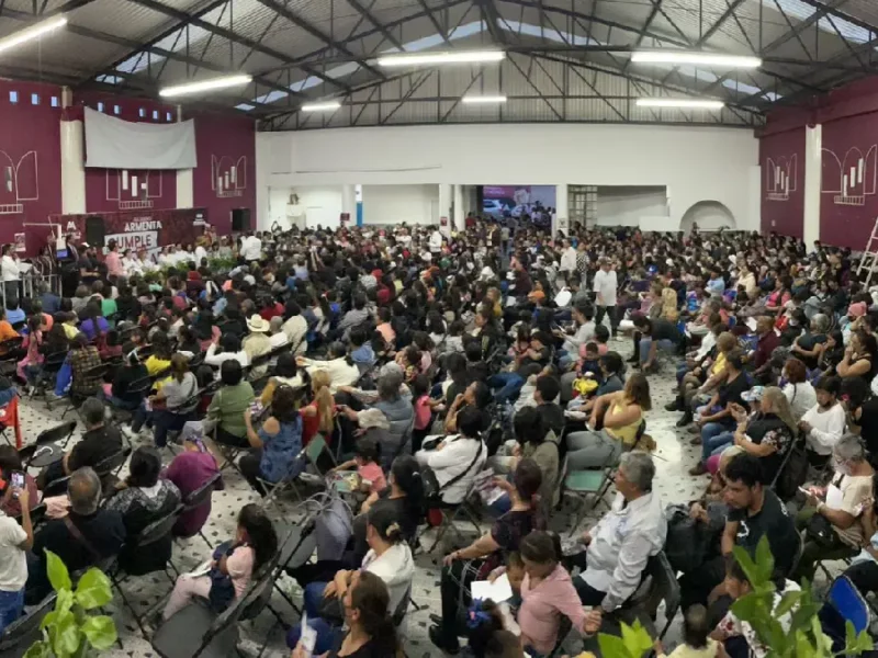 2 mil personas de San Pablo Xochimehuacán se unen a la campaña de Armenta por la salud de las familias