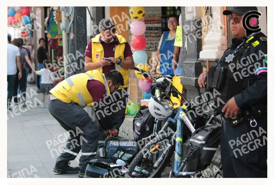 Asaltan mercería del Centro Histórico de Puebla y hombre termina lesionado