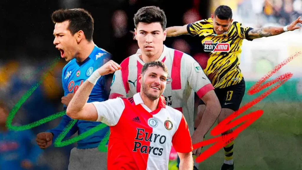 Chucky Lozano, Santiago Giménez, Orbelín Pineda y Erick Gutiérrez campeones en Europa 