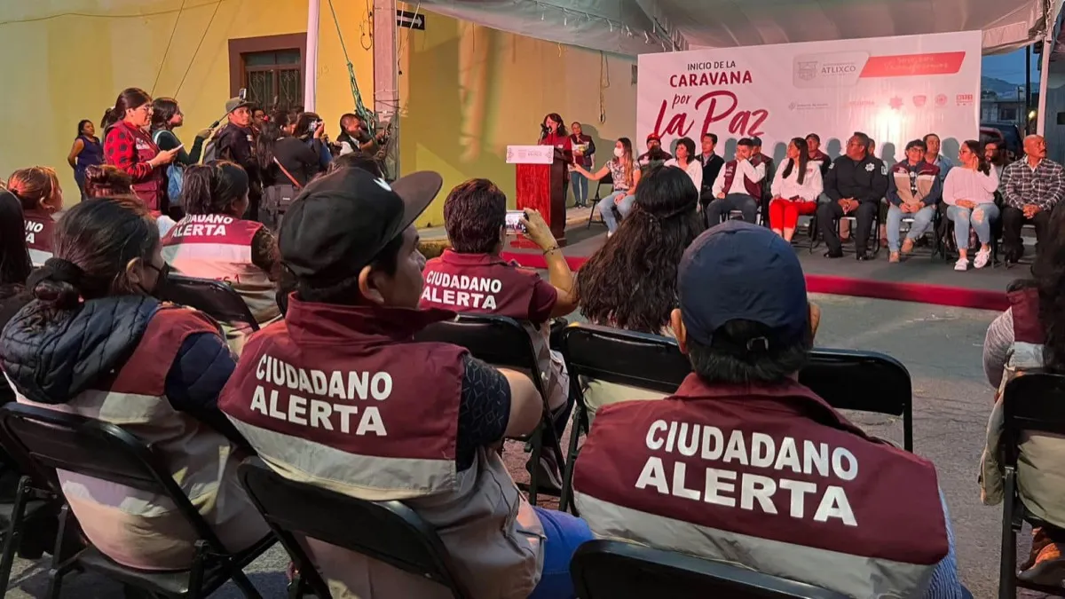 Ariadna Ayala arranca "Caravana por la paz", para reforzar la seguridad pública en Atlixco.
