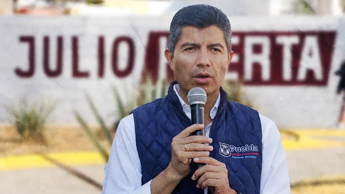 Eduardo Rivera sancionará a morenistas por sus bardas.