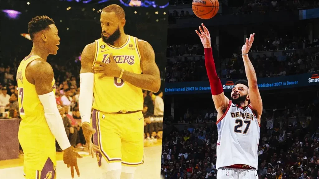 Todo listo para el juego 1 en la Conferencia Oeste, Lakers vs Nuggets.