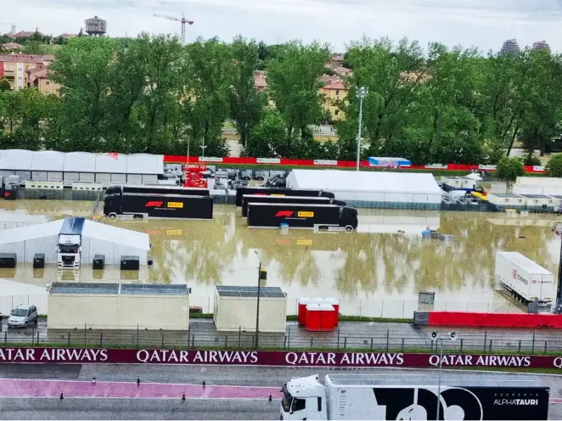Debido a las inundaciones, Fórmula 1 cancela Gran Premio de Imola.