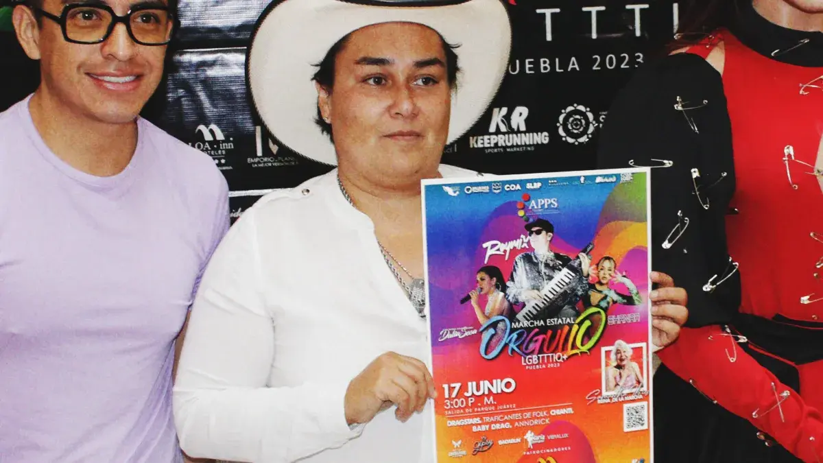 “Majo” se cuelga de la fama de Raymix; será padrino de la Marcha LGBTTTIQ Puebla.