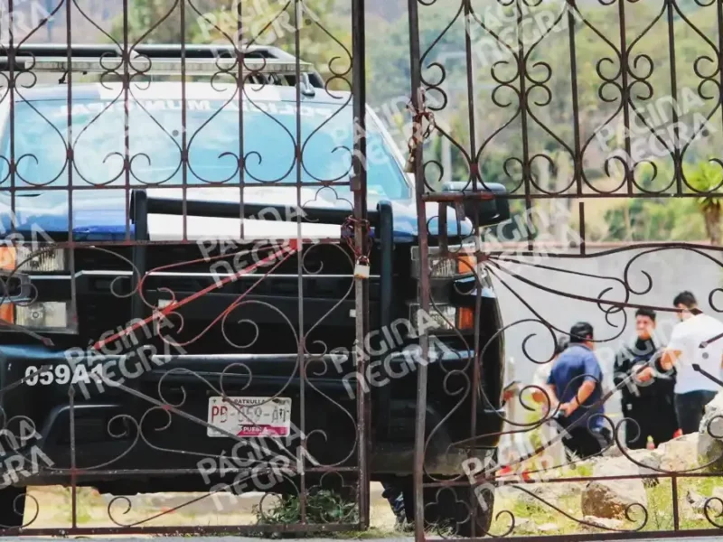 Guardia ciudadano muere dentro de un panteón de San Pedro Cholula