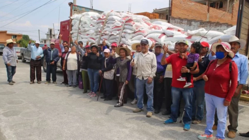 El gobierno de Cholula garantiza la entrega de fertilizante en beneficio del campo cholulteca.