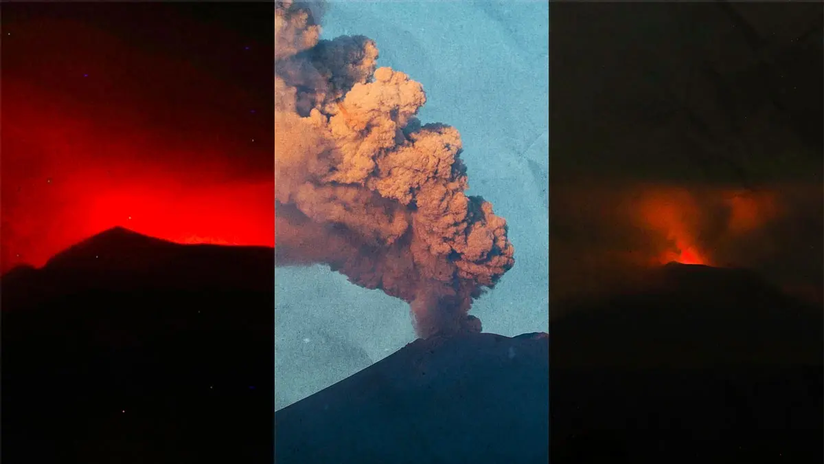 El Popocatépetl registró 40 explosiones en lo que va del 2023