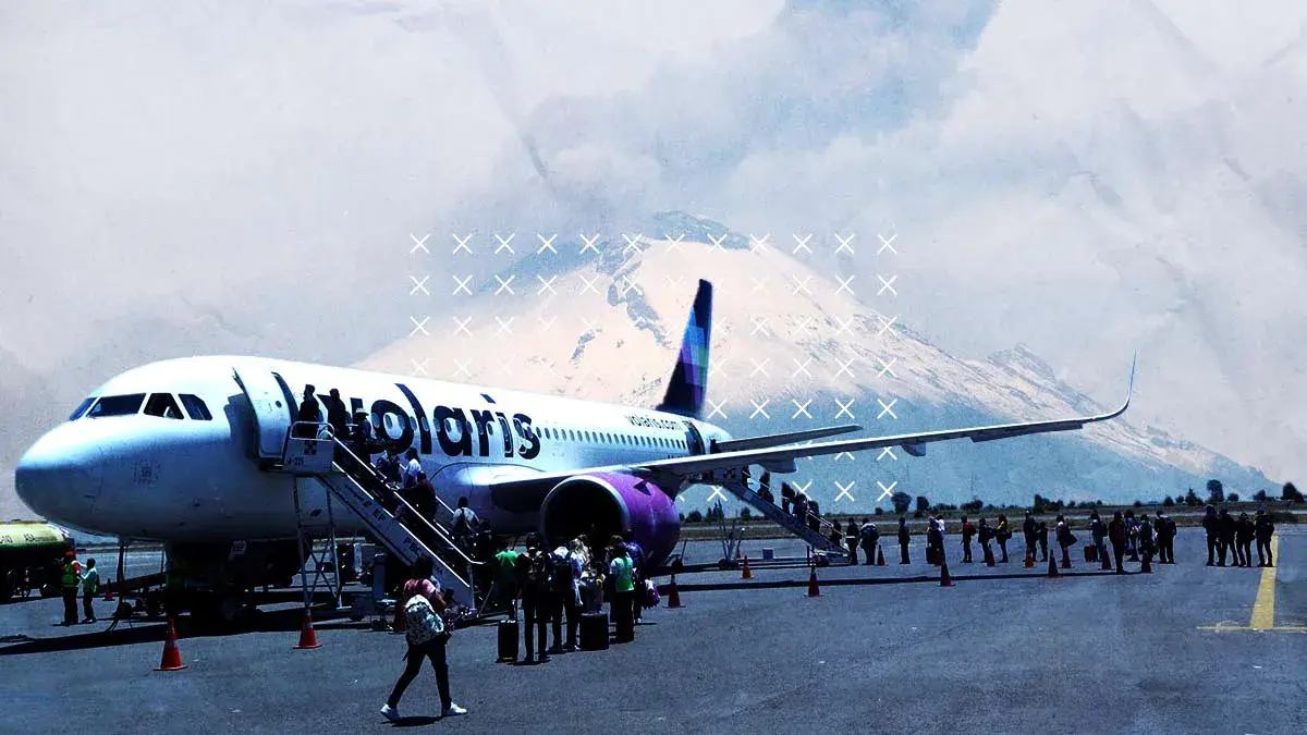 Suspenden vuelos del AICM por la caída de ceniza proveniente del Popocatépetl