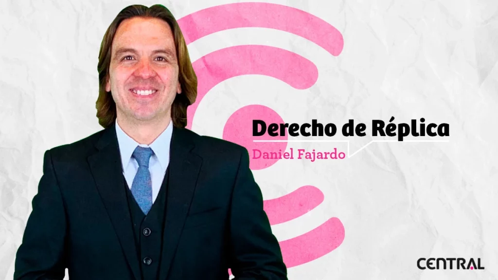 Daniel Fajardo, autor de "Derecho de réplica".