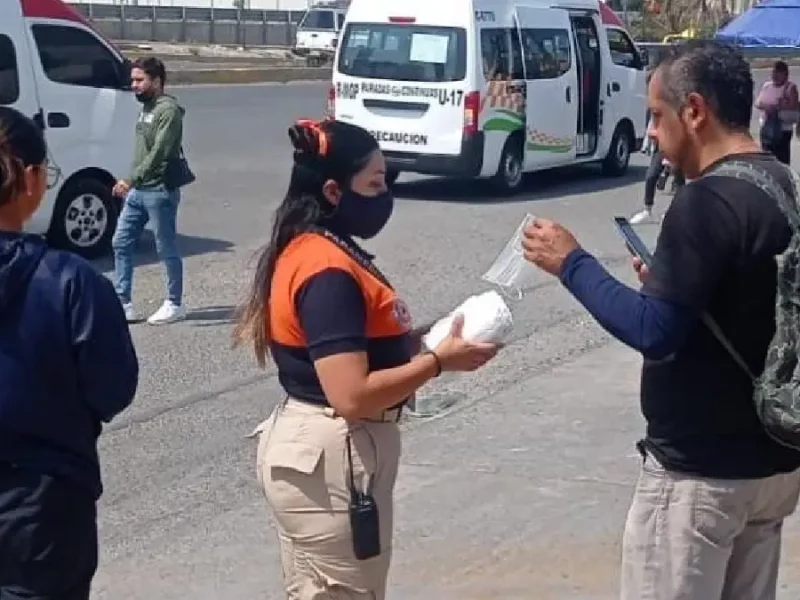 Emite Protección Civil de San Andrés Cholula recomendaciones ante caída de ceniza