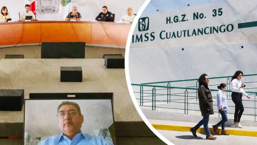Personal del IMSS Cuautlancingo provocó inundación al dejar abierto un conducto; limpiaba la ceniza
