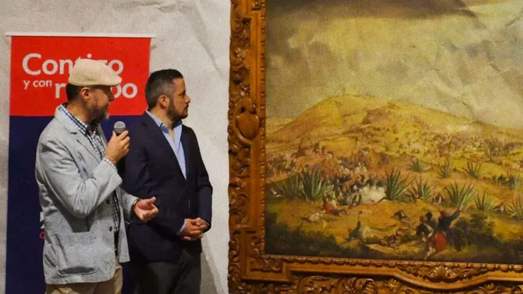 Personal daño obras históricas de Puebla con desinfectante durante la pandemia