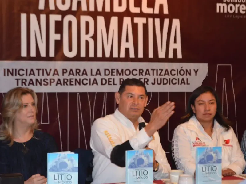 Armenta inicia asambleas informativas de su iniciativa de democratización del Poder Judicial