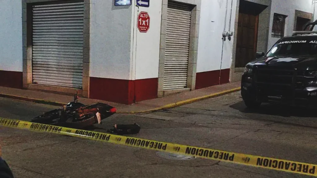 En violento asalto, balean a un hombre en el centro de Zacatlán.