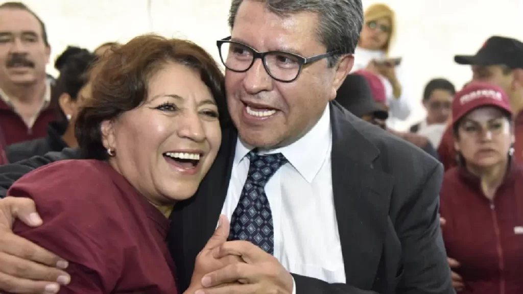Ricardo Monreal cierra filas con Delfina Gómez, candidata de Morena al gobierno del Edomex
