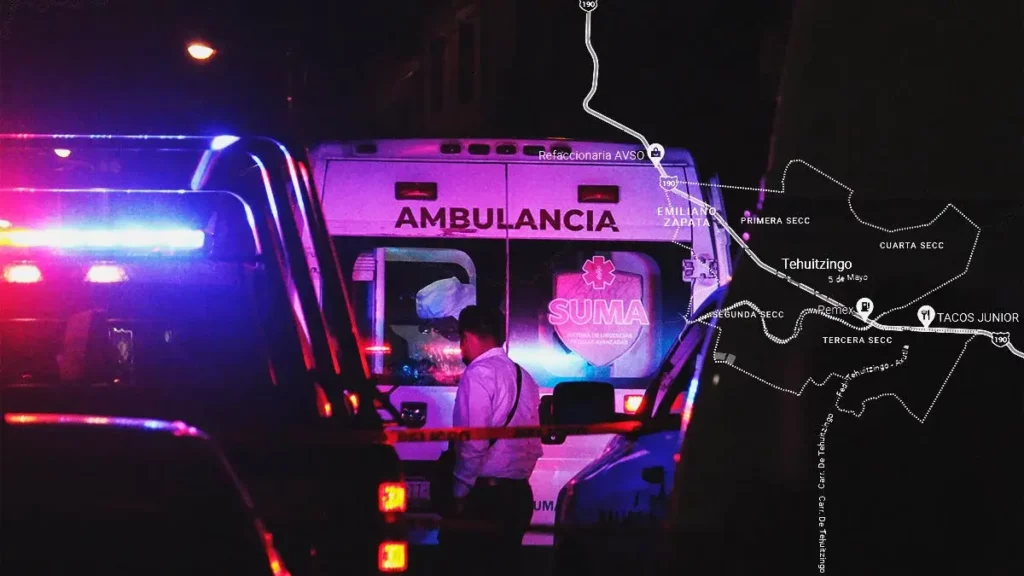 Hombre acuchilla a sus hijos de 6 y 8 años en Tehuitzingo, uno muere