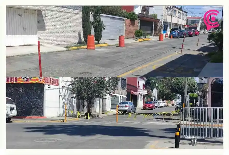 Pese a multas, vecinos y franeleros siguen apartando lugares en la Feria de Puebla