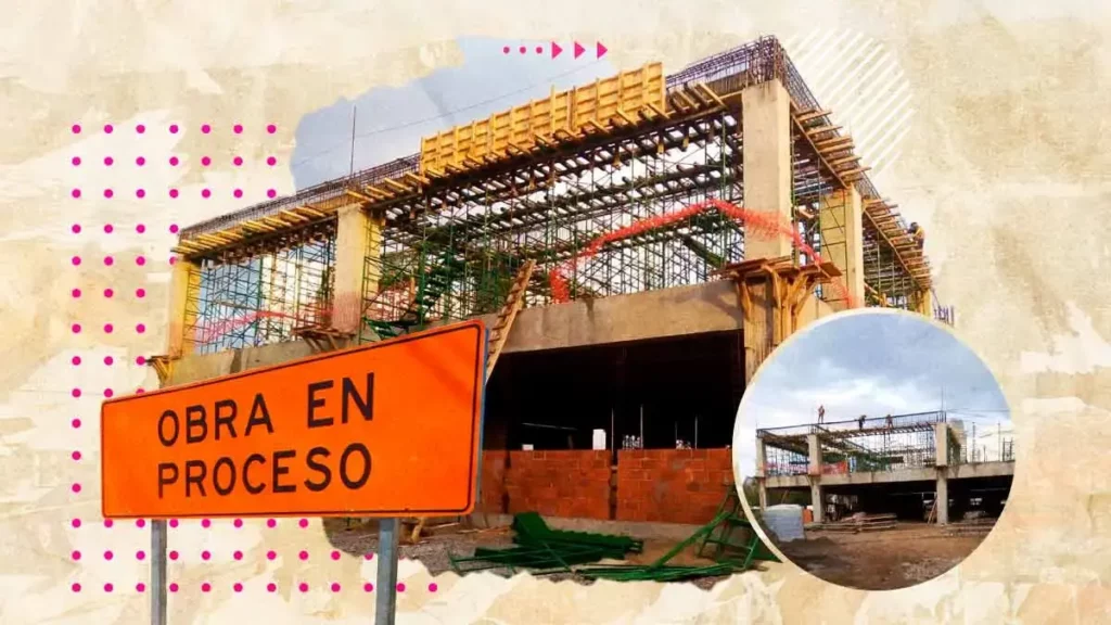 A cuatro meses de haber arrancado, así luce la obra del Hospital del Niño Poblano