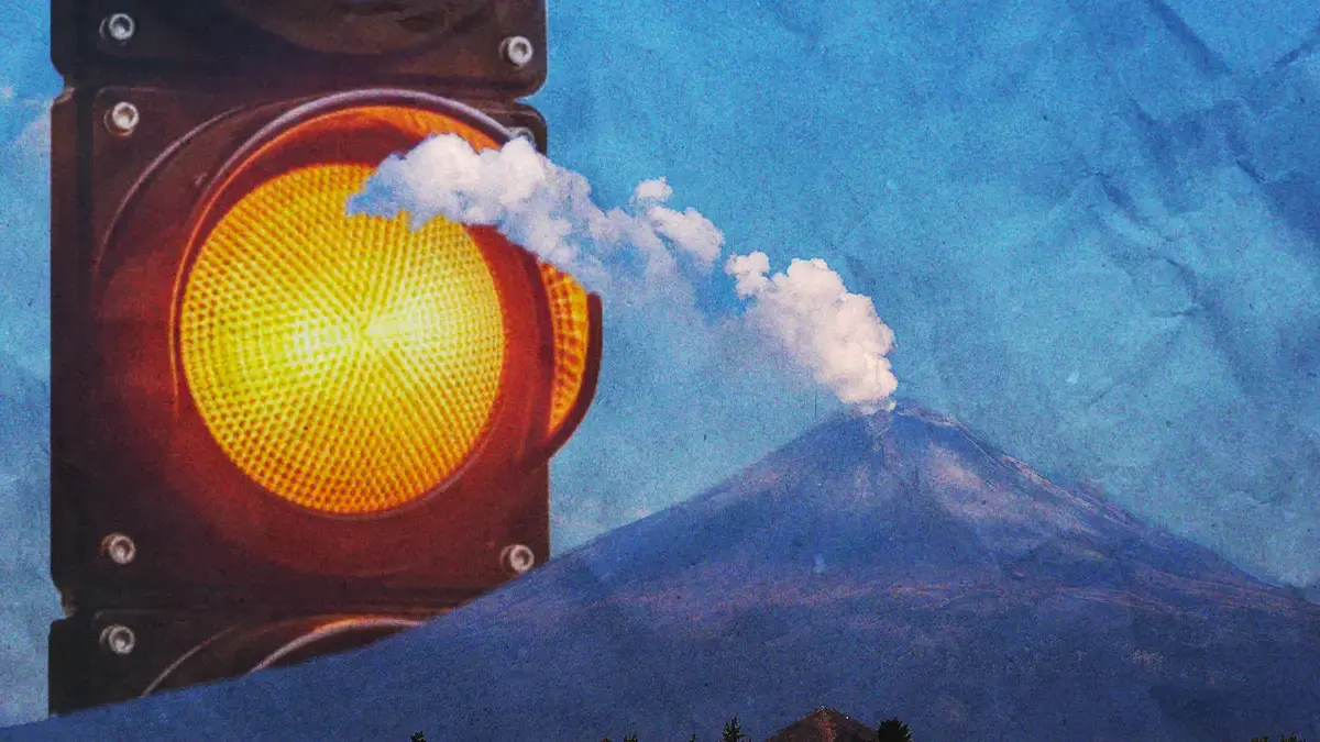 Disminuye actividad del Popocatépetl, pero continúa en semáforo Amarillo Fase 3.