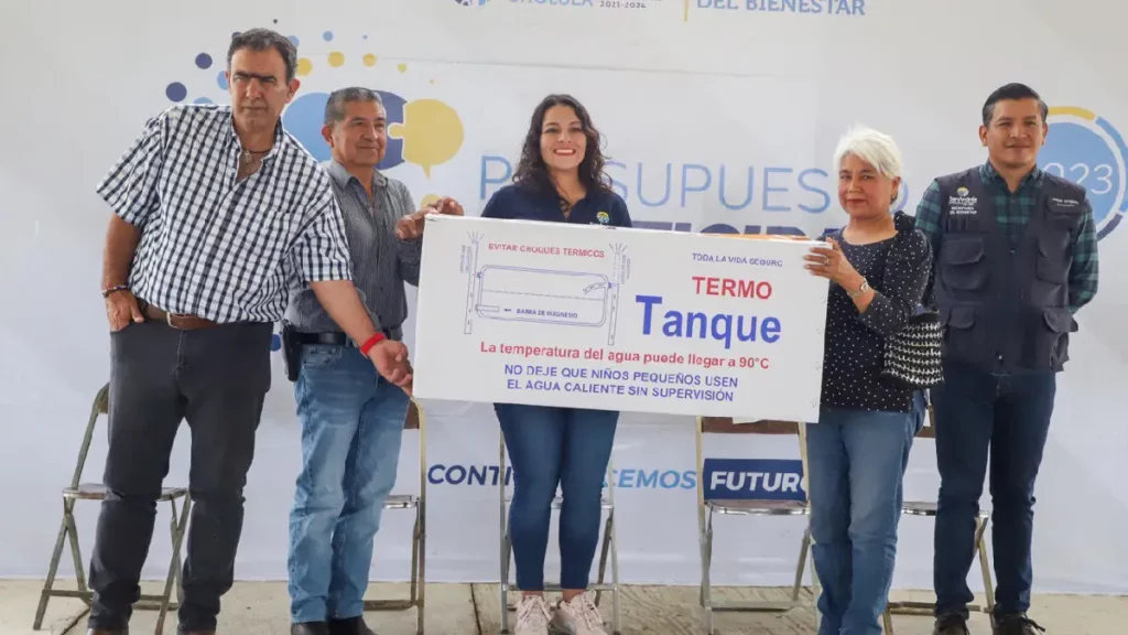Realiza el Ayuntamiento de San Andrés Cholula Segunda Entrega de Calentadores Solares 2023
