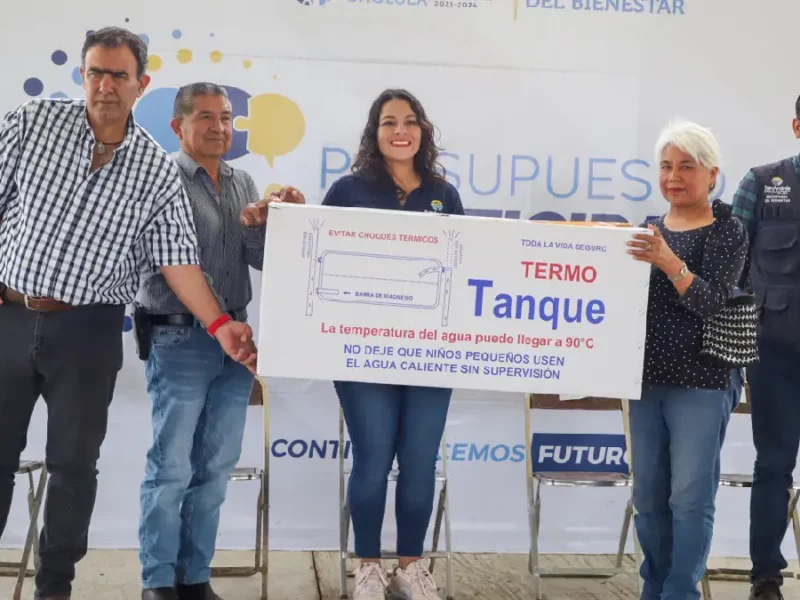 Realiza el Ayuntamiento de San Andrés Cholula Segunda Entrega de Calentadores Solares 2023