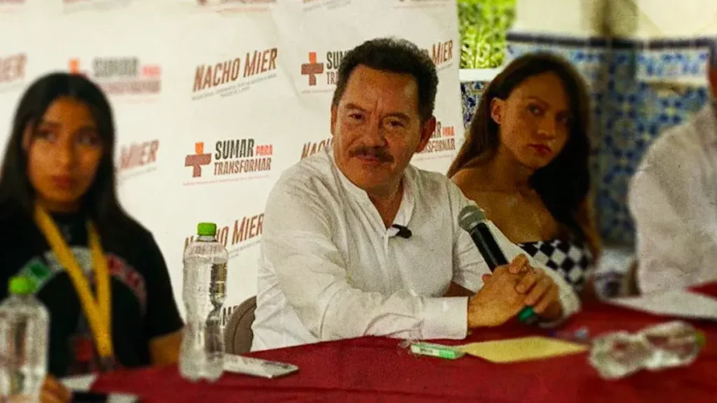 Nacho Mier avala trabajo de Sergio Salomón Céspedes por la seguridad en Puebla.