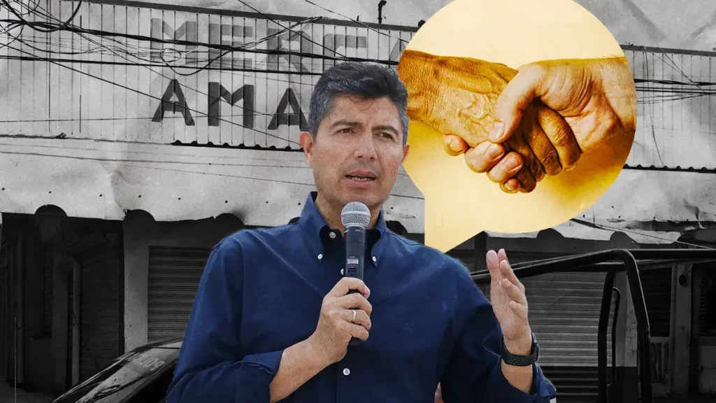 Comerciantes del Mercado Amalucan tendrán libertad de asociación: Eduardo Rivera