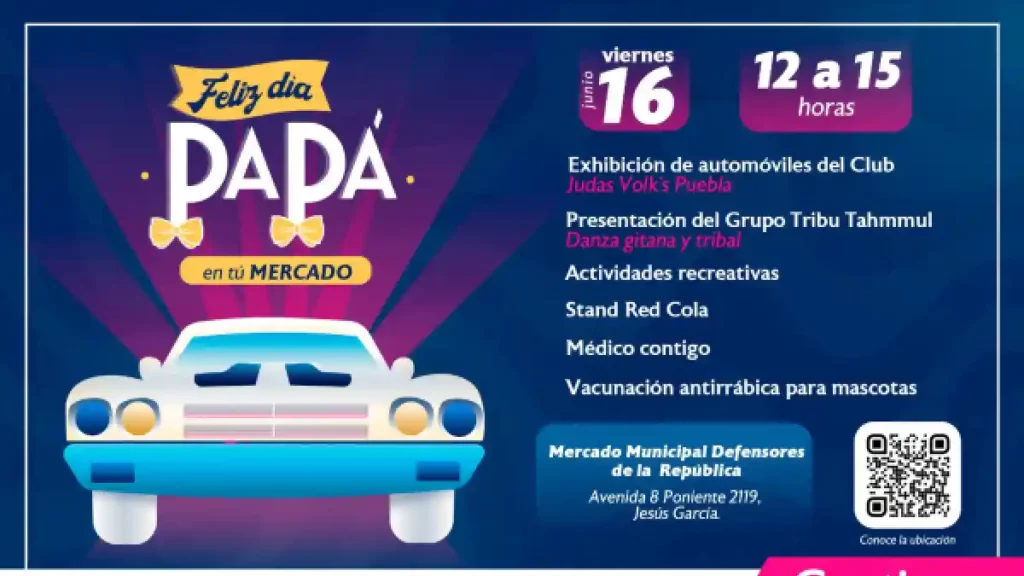 Habrá celebración por el Día del Padre en el mercado Defensores de la República