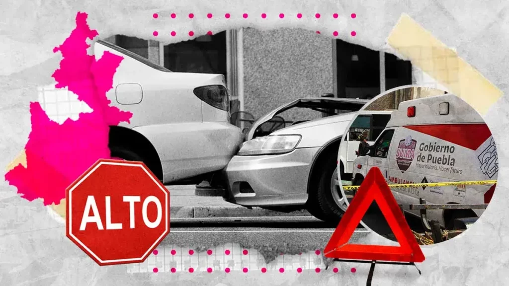 En la última semana, se registraron siete accidentes viales fuertes en Puebla