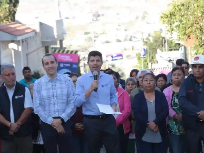 Ayuntamiento de Puebla arranca rehabilitación de calle Tulipanes en San Francisco Totimehuacan