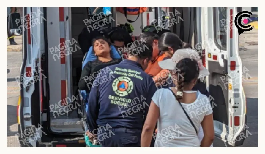 Choque de dos rutas dejó 10 lesionados en la colonia San Manuel de Puebla