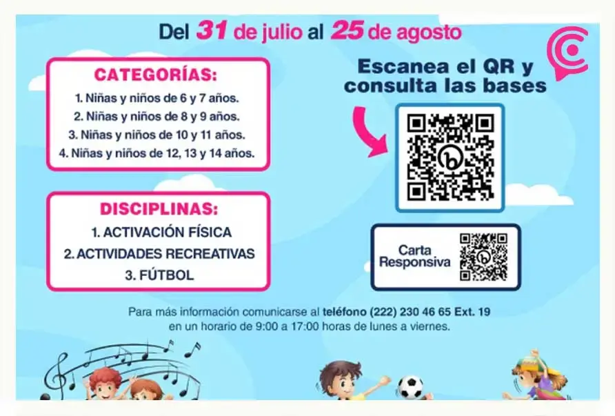 Deporte Municipal oferta cursos de verano “Juguemos Contigo y Con Rumbo 2023”