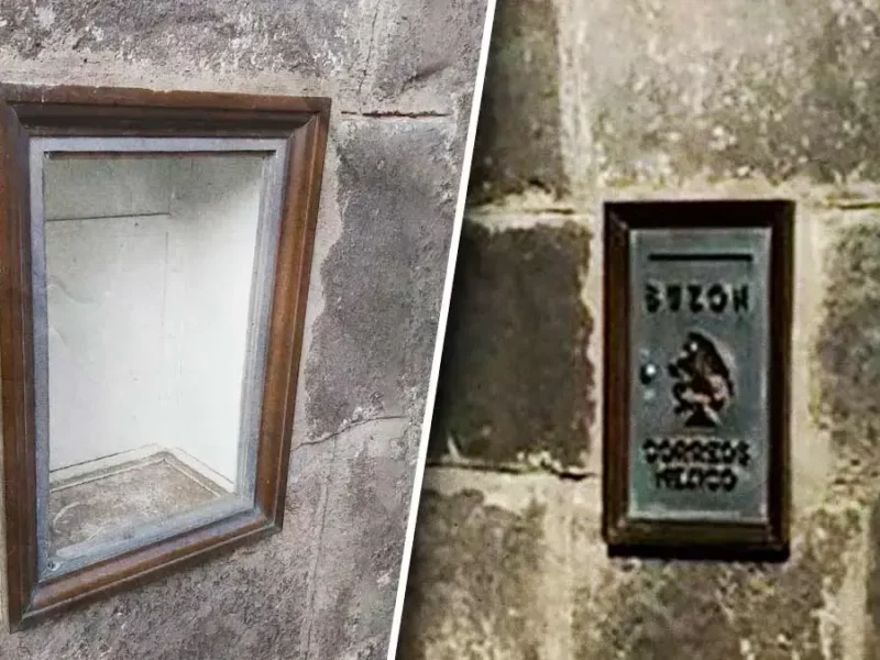Roban antiguo buzón de librería Profética en pleno Centro Histórico de Puebla