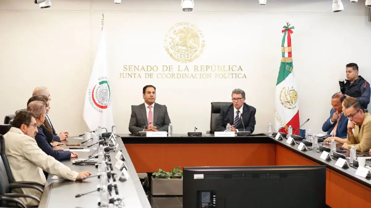 Ricardo Monreal dice adiós a la Junta de Coordinación Política del Senado; fuerzas políticas destacan su labor