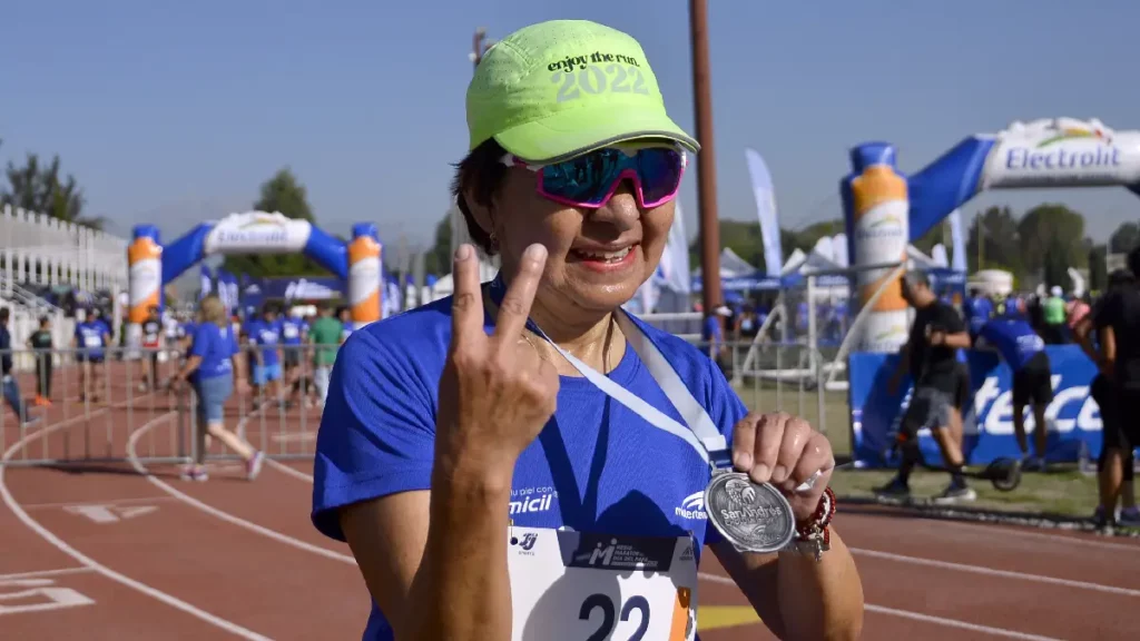 La Rectora María Lilia Cedillo Ramírez participa en el Medio Maratón del Día del Padre San Andrés Cholula 2023