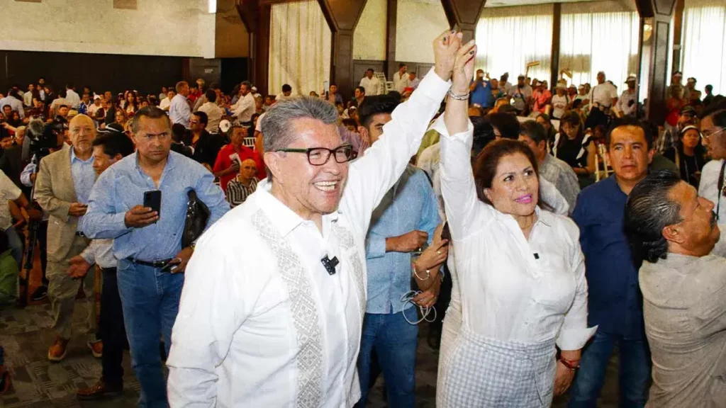 Monreal, primera "corcholata" en visitar Puebla: Pasó sin "pena ni gloria"